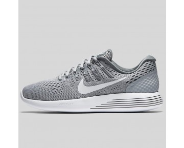 Damen & Herren - Nike Wmns Lunarglide 8 Wolf Grau Weiß Cool Grau