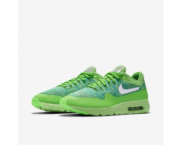 Nike Air Max 1 Ultra Flyknit Schuhe - Spannung Grün/Lucid Grün/Rio Teal/Weiß