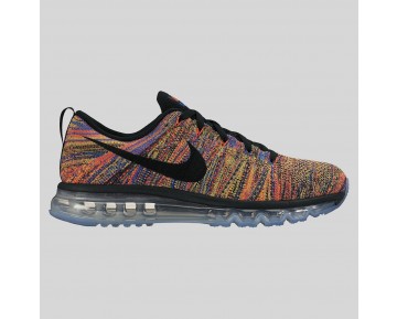 Damen & Herren - Nike Flyknit Max Schwarz Racer Blau Total Karmesinrot
