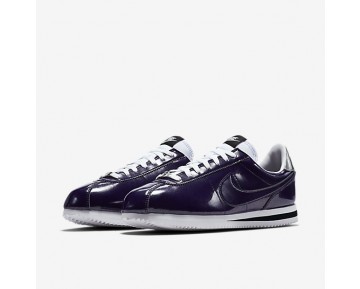Nike Cortez Basic Premium QS Trainer - Tinte/Weiß/Metallisches Silber