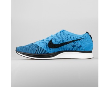 Damen & Herren - Nike Flyknit Racer Schwarz Foto Blau