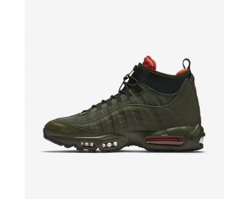 Nike Air Max 95 SneakerBoot Schuhe - Dunkles Loden/Fracht Khaki/Helles Purpur/Schwarz