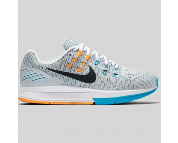Damen & Herren - Nike Wmns Air Zoom Structure 19 Weiß Laser Orange Gamma Blau