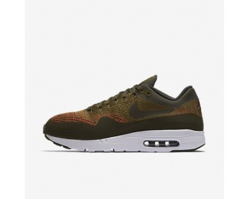 Nike Air Max 1 Ultra Flyknit Schuhe - Olive/Fracht Khaki/Weiß/Fracht Khaki