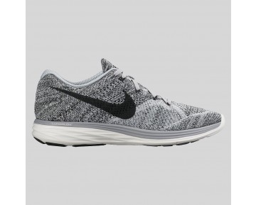 Damen & Herren - Nike Flyknit Lunar3 Wolf Grau Schwarz Summit Weiß
