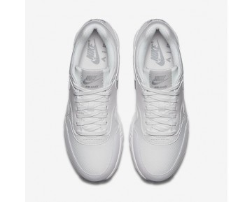 Nike Air Max 1 Ultra Essentials Sneaker - Weiß/Reines Platin/Metallisches Silber/Wolf