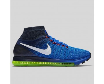 Damen & Herren - Nike Zoom All Out Flyknit Racer Blau Weiß Blau Glühen