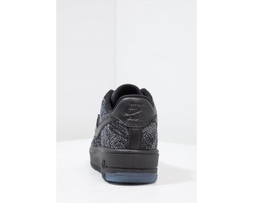 Nike Air Force 1 Flyknit Low Schuhe Low NIKnmdw-Schwarz