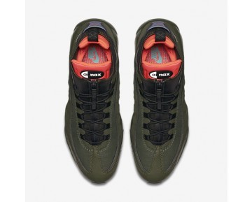 Nike Air Max 95 SneakerBoot Schuhe - Dunkles Loden/Fracht Khaki/Helles Purpur/Schwarz