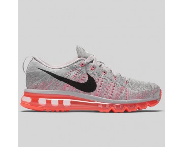 Damen & Herren - Nike Wmns Flyknit Max Violet Ash Schwarz Hyper Orange