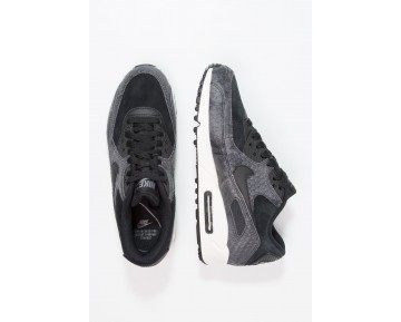 Nike Air Max 90 Premium Schuhe Low NIK1ovm-Schwarz