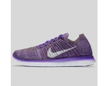 Damen & Herren - Nike Wmns Free RN Flyknit Grand lila Weiß Plum Fog