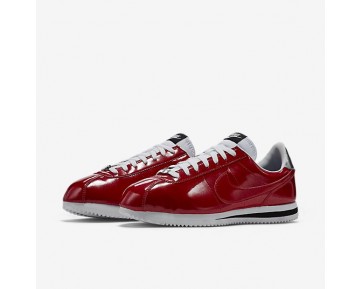 Nike Cortez Basic Premium QS Schuhe - Turnhalle Rot/Weiß/Metallisches Silber