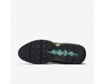 Nike Air Max 95 SneakerBoot Schuhe - Dunkles Loden/Fracht Khaki/Helles Purpur/Schwarz