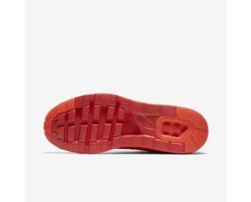 Nike Air Max 1 Ultra Flyknit Trainer - Helles Purpur/Universität Rot/Helle Mango/Weiß