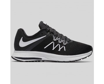 Damen & Herren - Nike Wmns Zoom Winflo 3 Schwarz Weiß Anthracite