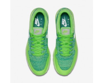 Nike Air Max 1 Ultra Flyknit Schuhe - Spannung Grün/Lucid Grün/Rio Teal/Weiß