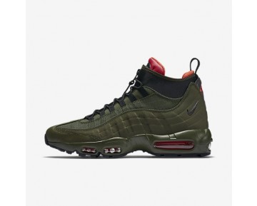 Nike Air Max 95 SneakerBoot Schuhe - Dunkles Loden/Fracht Khaki/Helles Purpur/Schwarz