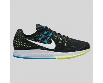 Damen & Herren - Nike Air Zoom Structure 19 Schwarz Rein Platinum Volt Blau Lagune