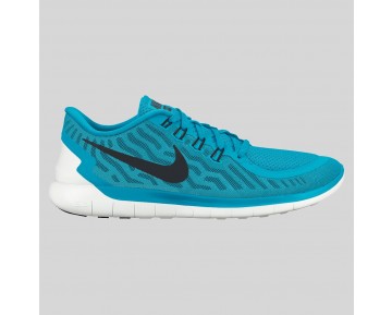 Damen & Herren - Nike Free 5.0 Blau Lagune Schwarz Copa Weiß