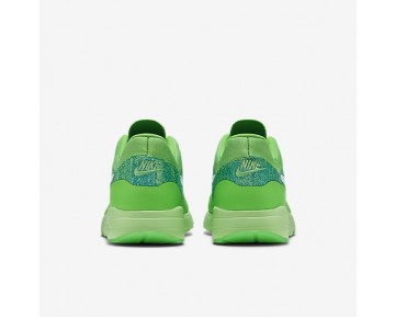 Nike Air Max 1 Ultra Flyknit Schuhe - Spannung Grün/Lucid Grün/Rio Teal/Weiß