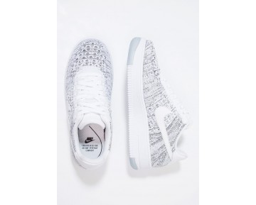 Nike Air Force 1 Flyknit Low Schuhe Low NIKjvgi-Weiß