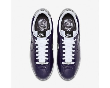 Nike Cortez Basic Premium QS Sneaker - Tinte/Weiß/Metallisches Silber