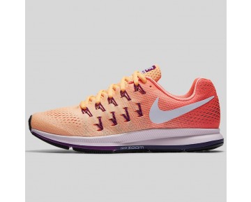 Damen & Herren - Nike Wmns Air Zoom Pegasus 33 Peach Cream Weiß Hell Mango