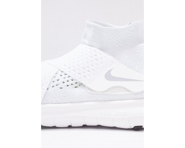 Nike Performance Free Run Motion Flyknit 2017 Schuhe Low NIKsr9f-Weiß