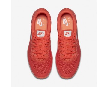 Nike Air Max 1 Ultra Flyknit Trainer - Helles Purpur/Universität Rot/Helle Mango/Weiß