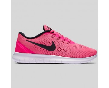 Damen & Herren - Nike Wmns Free RN Pink Blast Schwarz Weiß
