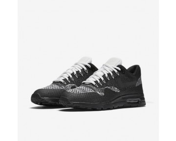 Nike Air Max 1 Ultra Flyknit Sneaker - Schwarz/Weiß/Metallisches Silber/Anthrazit