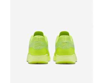 Nike Air Max 1 Ultra Flyknit Schuhe - Volt/Elektrisches Grün/Weiß