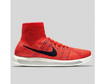 Damen & Herren - Nike Lunarepic Flyknit Universität Rote Schwarz Total Karmesinrot