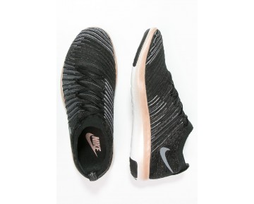Nike Performance Free Transform Flyknit Trainings/Fitness Schuhe NIK98k5-Schwarz