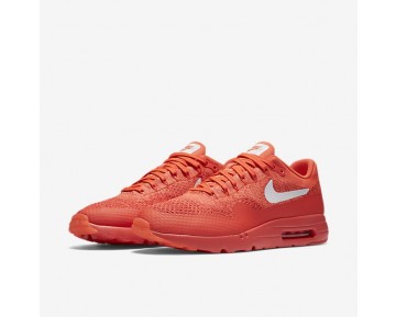 Nike Air Max 1 Ultra Flyknit Trainer - Helles Purpur/Universität Rot/Helle Mango/Weiß