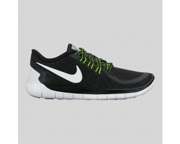 Damen & Herren - Nike Free 5.0 Flash (GS) Schwarz Spiegeln Silber